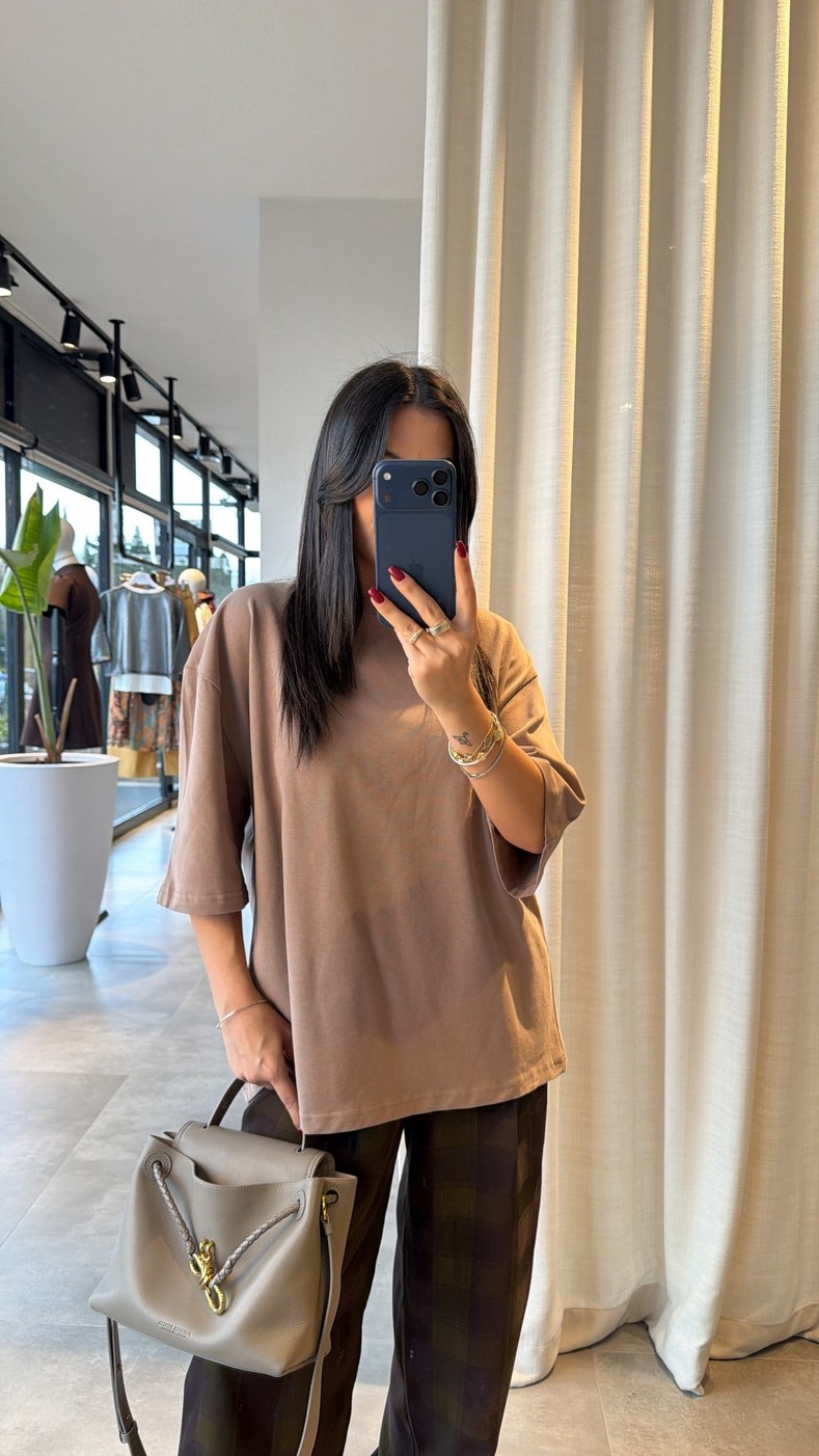 Kahve Paisley T-shirt