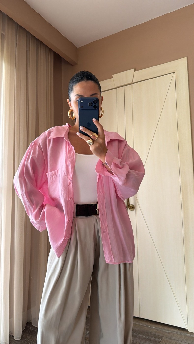 Pembe Wira Gömlek