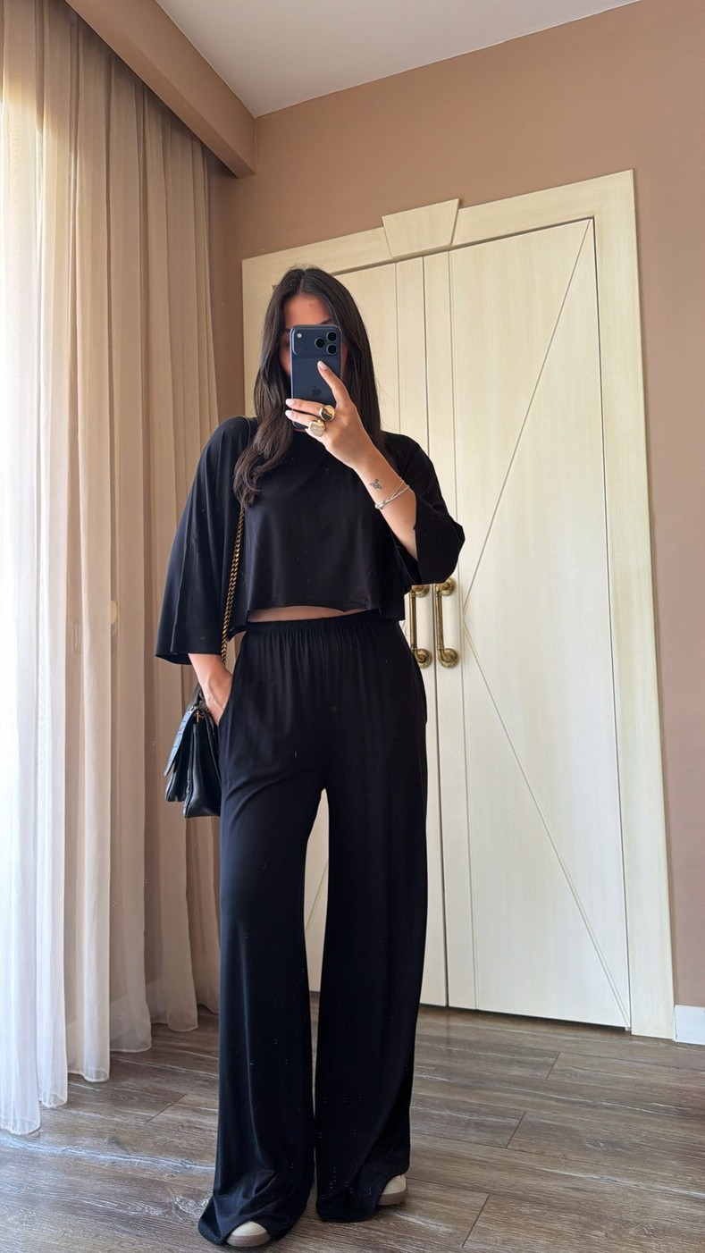 Siyah Alessia Takım