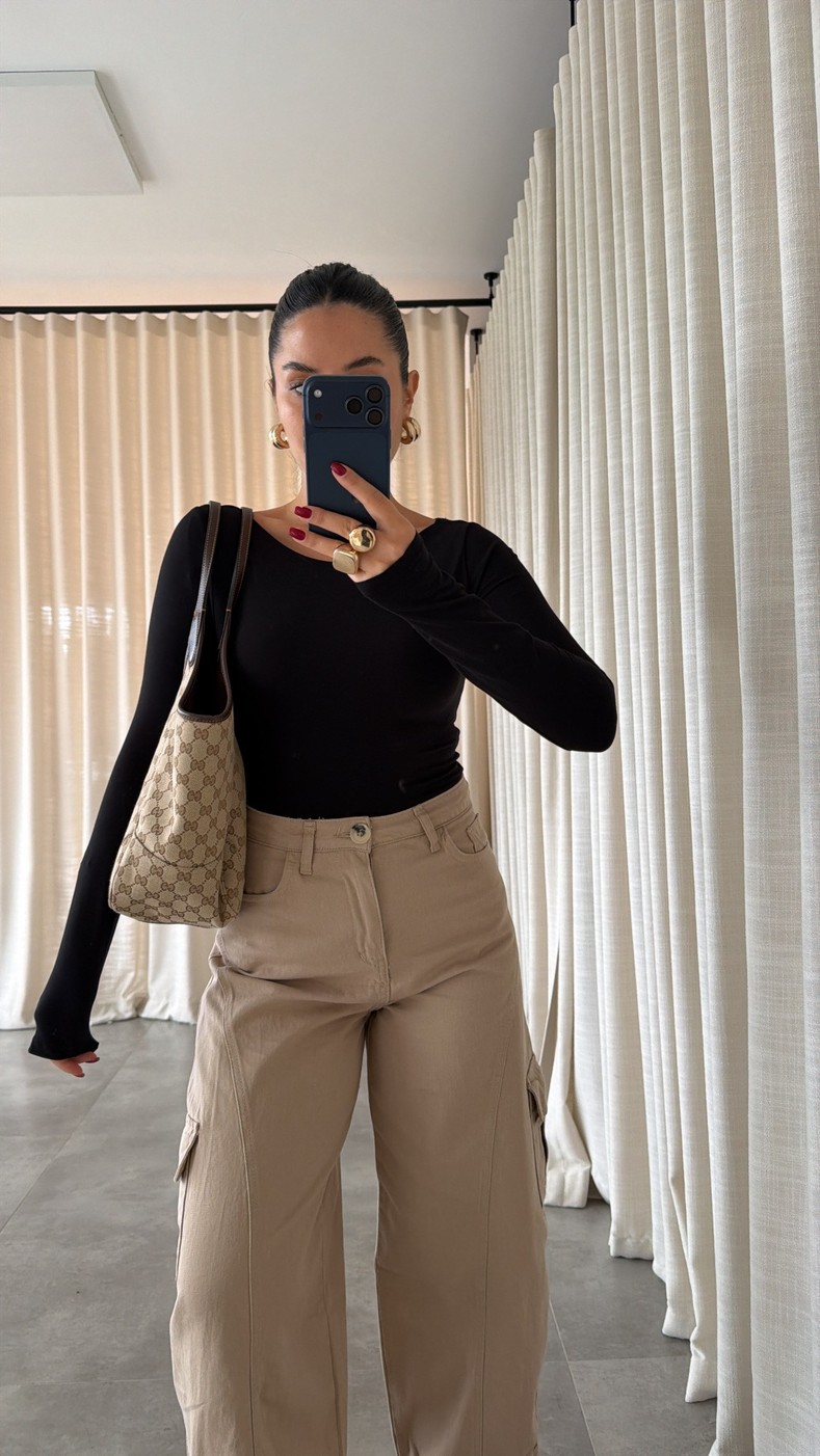 Siyah Elias Bodysuit