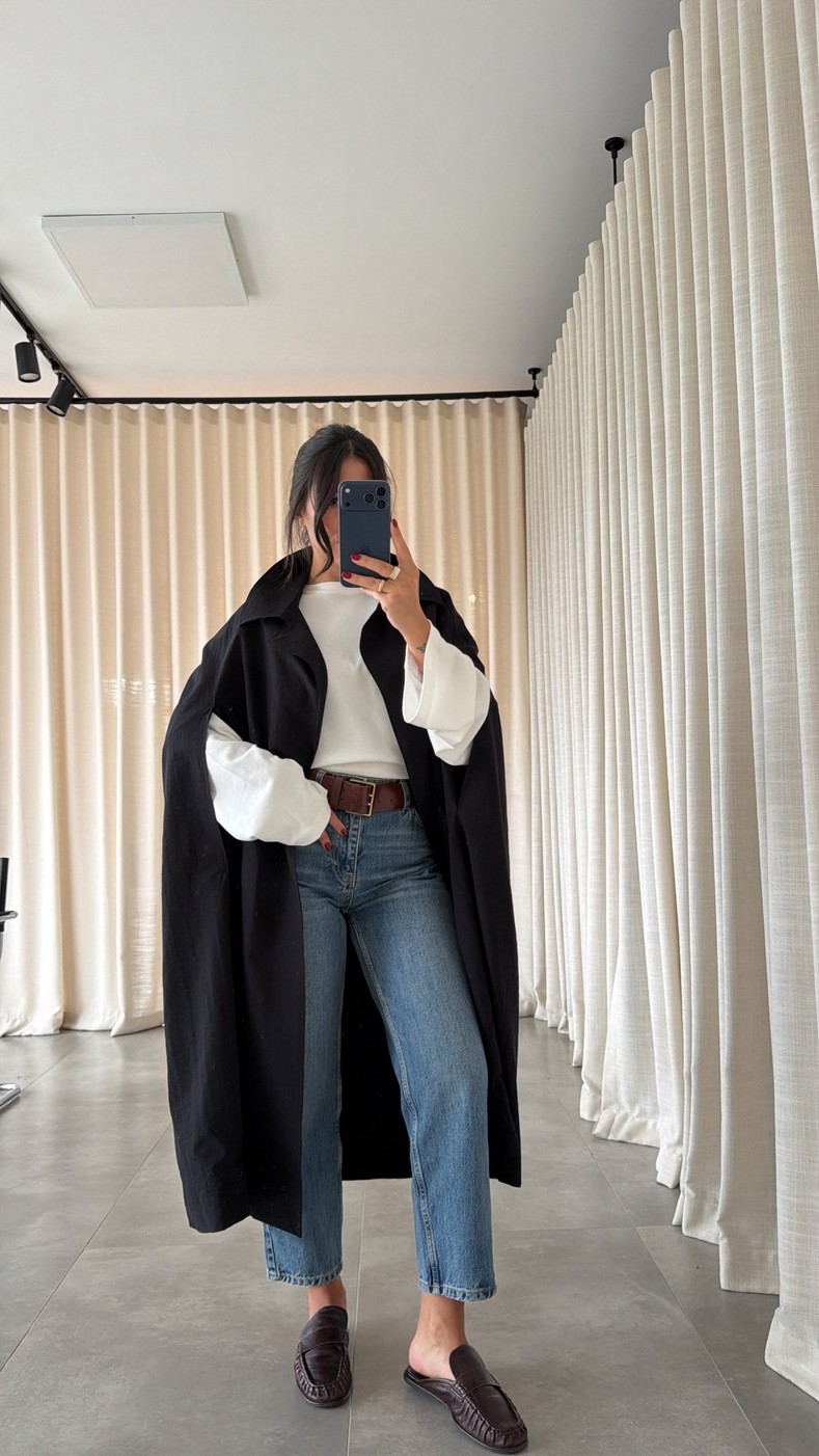 Siyah Haneul Trench