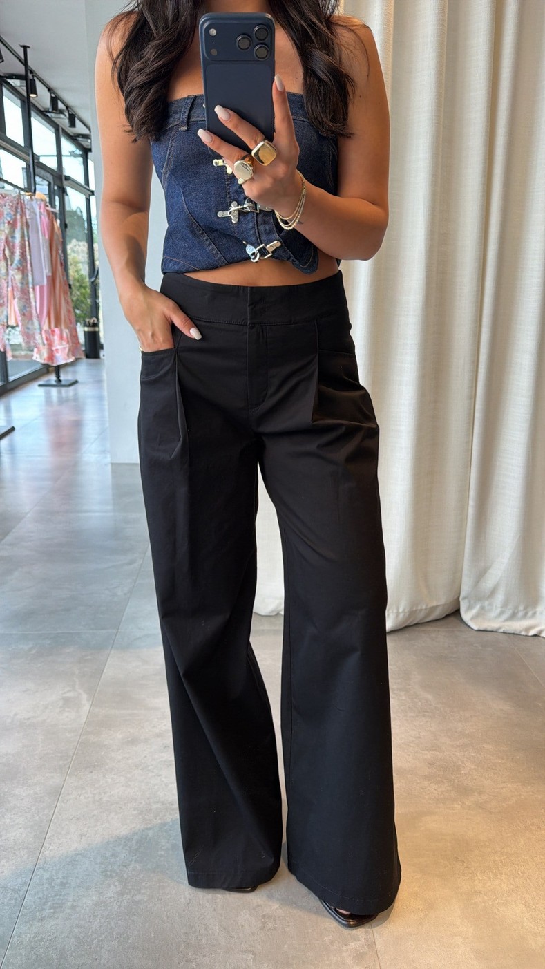 Siyah Hlotse Pantolon