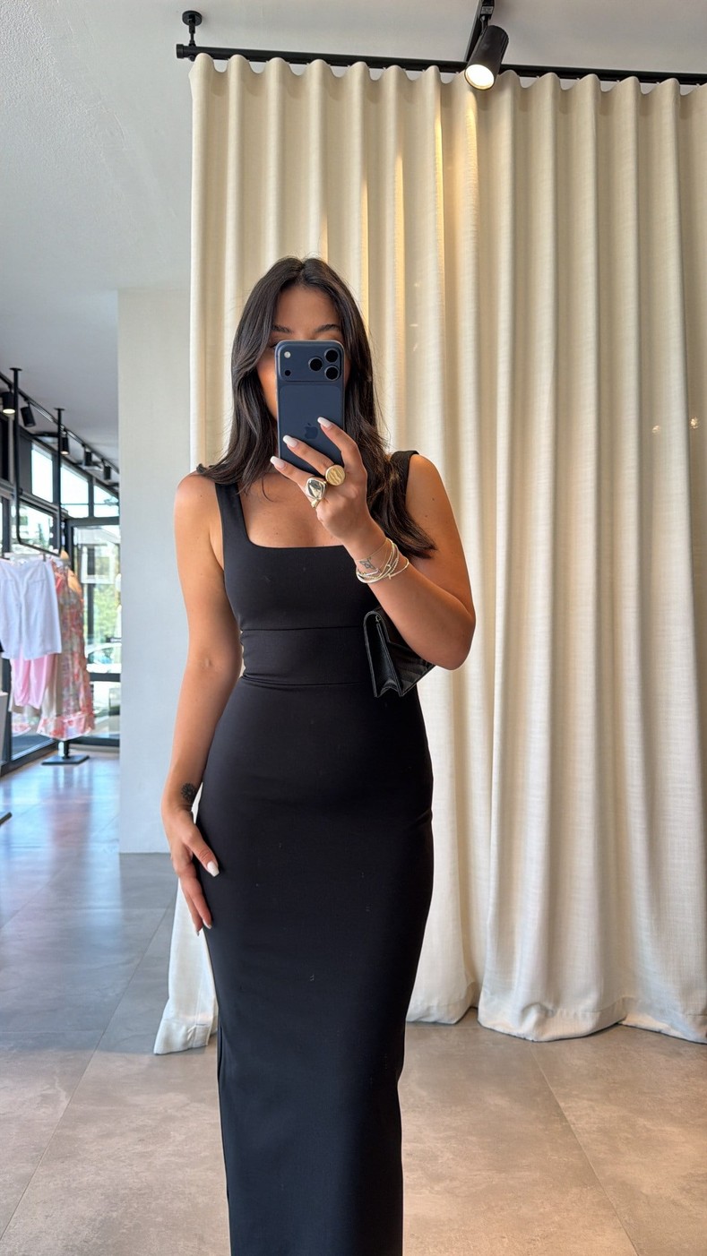 Siyah Kamel Elbise