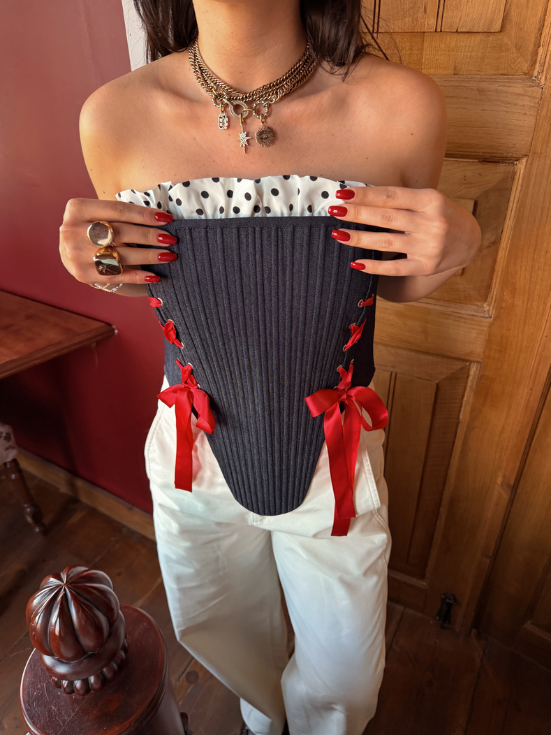 Denim La Courbé Büstiyer 