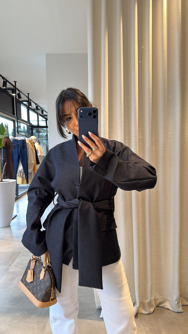 Denim Lahti Ceket 