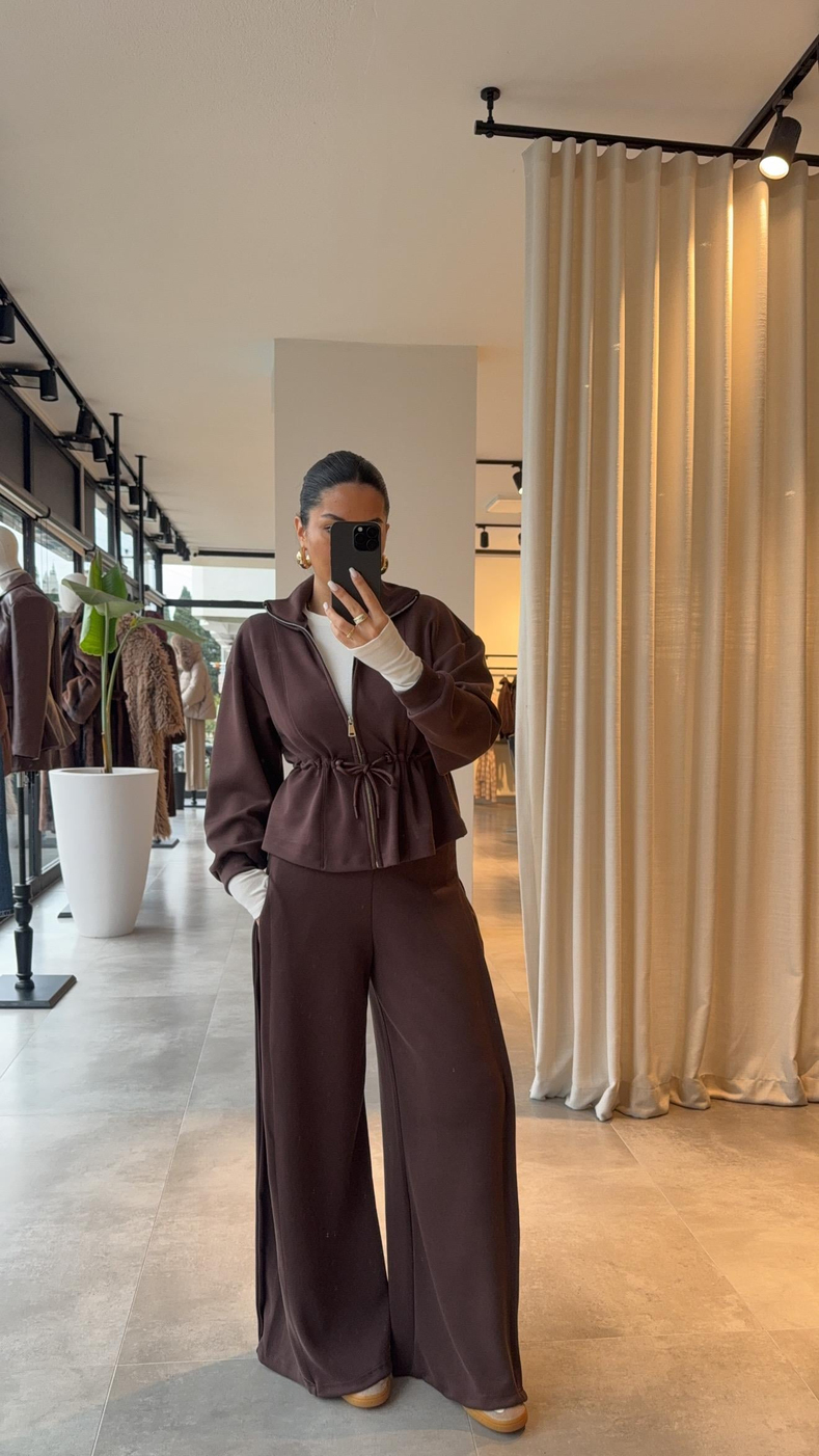 Kahve Cornus Modal Takım