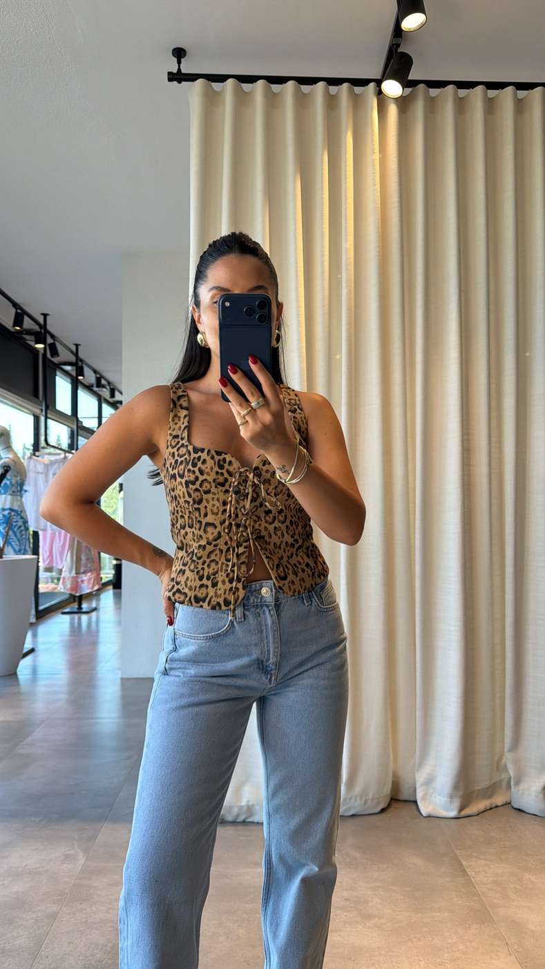 Leopar Diya Bluz