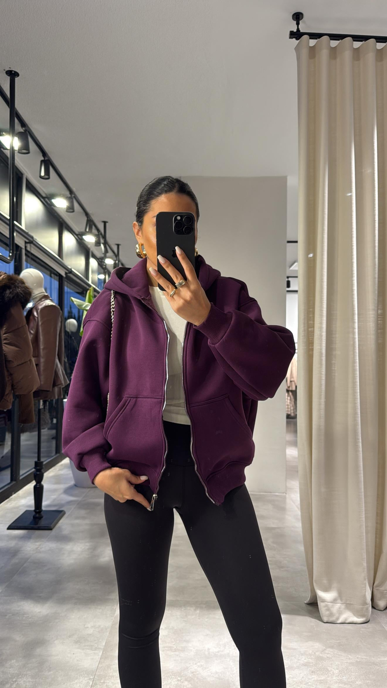 Mürdüm Violet Sweat