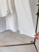 1167 Pantolon Gömlek Keten Takım-Beyaz