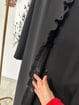 2278W Krep Kumaş FırFır Detaylı Pardösü