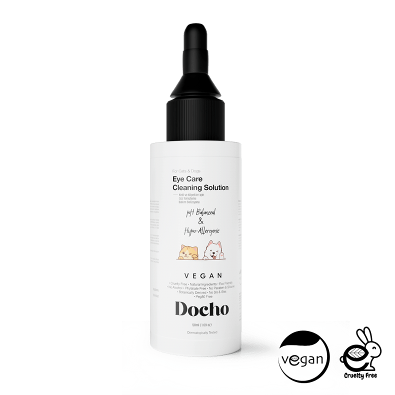 Docho Kedi ve Köpek Göz Temizleme ve Bakım Solüsyonu 50 ML