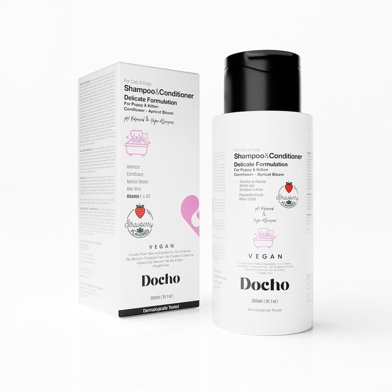 Docho Şampuan ve Krem - Delicate - Yavrular ve Hassas Deriler 300 ML