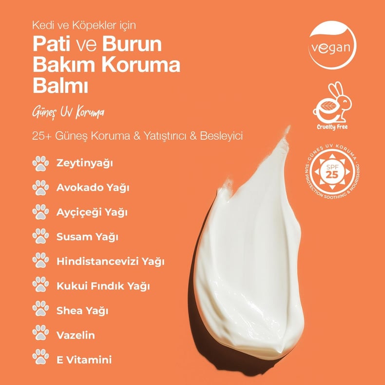 Docho Pati ve Burun Bakım ve  Koruma Balmı - SPF 25 50 GR