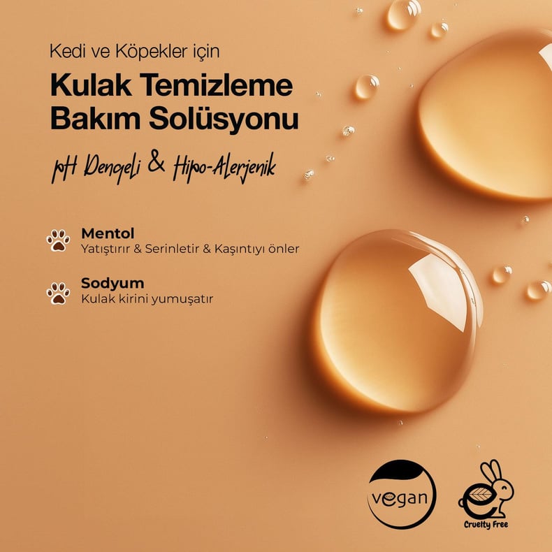 Docho Kedi ve Köpek Kulak Temizleme ve Bakım Solüsyonu 50 ML