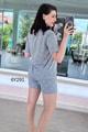 %100 Pamuk Süprem Penye Şortlu Pijama Takım