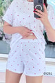 %100 Pamuk Süprem Penye Şortlu Pijama Takım