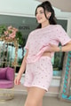 %100 Pamuk Süprem Penye Şortlu Pijama Takım