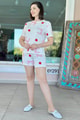 %100 Pamuk Süprem Penye Şortlu Pijama Takım