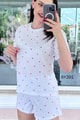 %100 Pamuk Süprem Penye Şortlu Pijama Takım