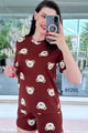 %100 Pamuk Süprem Penye Şortlu Pijama Takım