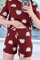 %100 Pamuk Süprem Penye Şortlu Pijama Takım