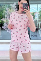 %100 Pamuk Süprem Penye Şortlu Pijama Takım