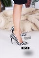 11 Cm Desenli Stiletto