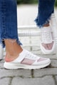 Arkası Açık Fileli Ayakkabı