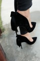 Arkası Püsküllü Stiletto