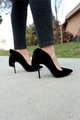 Arkası Püsküllü Stiletto