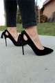 Arkası Püsküllü Stiletto