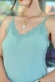 Askısı Ayarlanabilir Dantelli Sandy Bluz