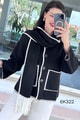Atkılı Triko Hırka