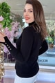 Balıkçı Yaka Triko Bluz