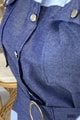 Belden Bağlamalı Tunik Gömlek