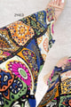 Beli Lastikli Desenli Pantolon