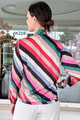 Beli Lastikli Saten Bluz