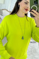 Bisiklet Yaka 2 İplik  Sweatshirt