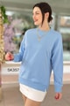 Bisiklet Yaka 2 İplik  Sweatshirt