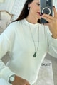 Bisiklet Yaka 2 İplik  Sweatshirt