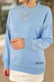 Bisiklet Yaka 2 İplik  Sweatshirt