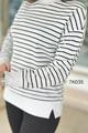 Bisiklet Yaka 2 İplik Sweatshirt