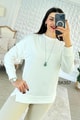 Bisiklet Yaka 2 İplik  Sweatshirt