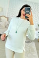 Bisiklet Yaka 2 İplik  Sweatshirt