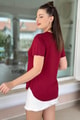 Bisiklet Yaka Bambu Tshirt