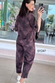 Bisiklet Yaka Batikli Takım