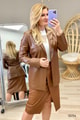 Blazer Deri Ceket
