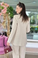 Blazer Keten Ceket
