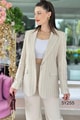 Blazer Keten Ceket
