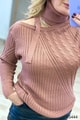 Boğazlı Triko Bluz